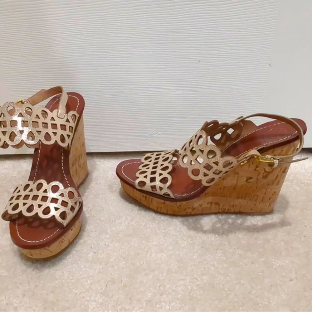 Tory Burch wedge sandals
